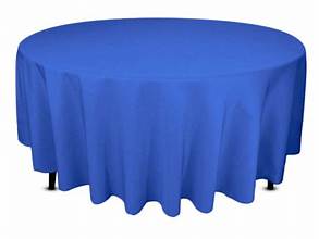 108″ Round Polyester Tablecloth