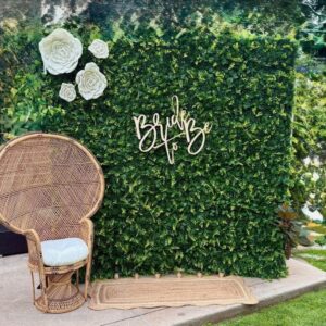 Grass Wall Backdrop Rental
